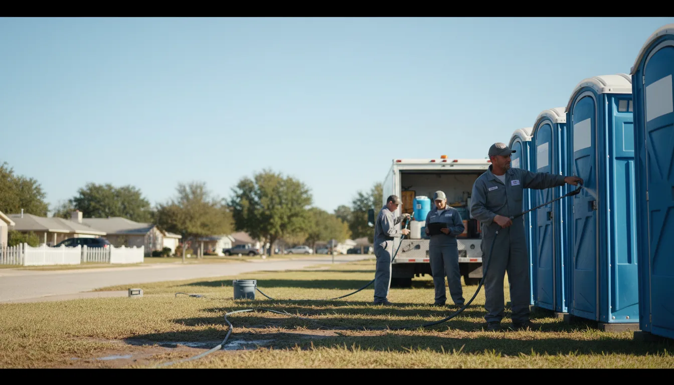 Long-Term Portable Toilet Rental in Gibson, GA near me